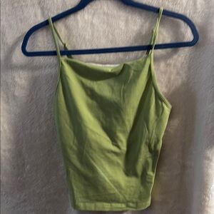 Nike sage green fitted workout tank. Size large